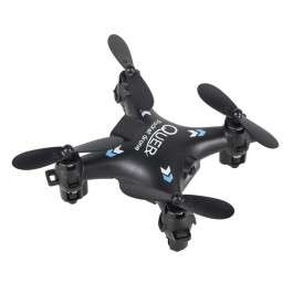 Drona buzunar QUER ZAB0102,  stabilizator giroscop cu 6 axe,  acrobatii aeriene, negru