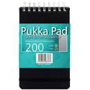 Pukka Pad Blocnotes cu spirala 140 x 205mm, 100 file 120g/mp, coperti soft, PUKKA Reporter - dictando - hartie