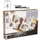 Etilux Etichete autoadezive   6/A4, 105 x 99 mm, 200 coli/top, ETILASER - albe