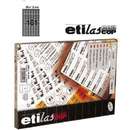 Etilux Etichete autoadezive 161/A4, 25 x 12 mm, 100 coli/top - colturi rotunjite, ETILASCOP - albe