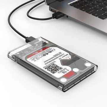 HDD Rack Orico 2139U3 2139U3-CR, Transparent, USB 3.0, Tool Free 2.5 inci, SATA External Enclosure