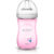 Philips Biberon SCF620/17, tetina cu debit lent 1 luna+,  260ml, polipropilen, nu contine BPA, design: desene floricele, roz, 1 buc