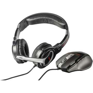 Casti TRUST GXT 249 GAMING HEADSET & MOUSE