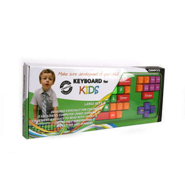 Tastatura Omega  KEYBOARD US FOR KIDS OK-0200 MULTI-COLOR USB