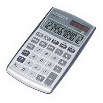Calculator de birou CITIZEN CALCULATOR BIROU 12 DIGITI BLUE