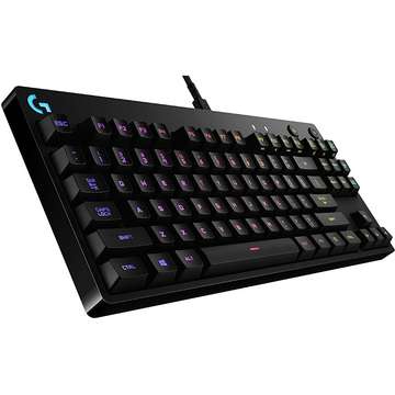 Tastatura Logitech mechanical gaming keyboard G Pro, USB, RGB - US