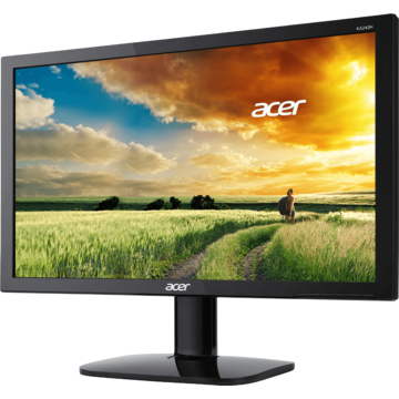 Monitor LED Acer , 24", KA240Hbid, VGA, DVI, HDMI, 5 ms, Negru