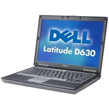Laptop Refurbished Dell D630 Core 2 Duo T7500 2.2GHz 2GB DDR2 80GB Sata DVD-RW 14.1 inch port Serial Soft Preinstalat Windows 10 Home