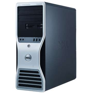Desktop Refurbished Workstation Dell T5500, Intel Xeon X5645 Quad Core 2.4GHz, 12GB DDR3, 320GB, Video ATI FirePro 2260, DVD-RW