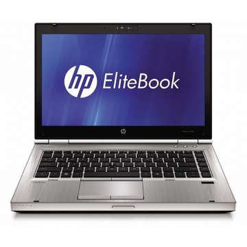 Laptop Refurbished Laptop HP EliteBook 8460p, Intel Core i5-2540M Gen. 2, 2.6 GHz, 4GB DDR3. 320Gb SATA II, DVD-RW, 14 inch LED-Backlit HD, Grad A-