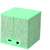 Boxa portabila Fresh n Rebel Boxa 156793 RockboxCube Fabriq, verde