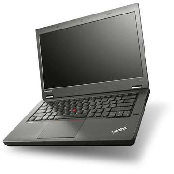 Laptop Refurbished Lenovo ThinkPad T440p i5-4300M 2.60GHz up to 3.30GHz 8GB 500GB HDD DVD-RW Webcam FIngerprint 14inch HDTastatura iluminata Soft Preinstalat Windows 10 Home