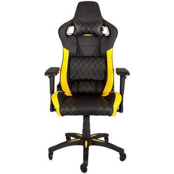Scaun Gaming Scaun Corsair Gaming  T1 RACE, High Back Desk and Office Chair, negru-galben, CF-9010005-WW
