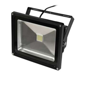 ART External lamp LED 30W,IP65,AC80-265V,black, 4000K- white