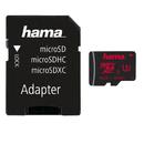 Card memorie Hama MicroSDHC, 64GB, Class 3, UHS-I + Adaptor/Action Camera 123979