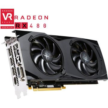 Placa video XFX AMD Radeon RX 480 GTR 8GB GDDR5, TRUE OC 1338MHZ