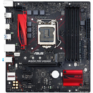 Placa de baza Asus B150M Pro Gaming, socket LGA 1151, chipset Intel B150, m-ATX - RESIGILAT