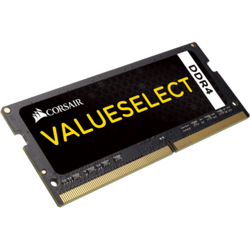 Memorie laptop Corsair Memorie RAM Value Select, SODIMM, DDR4, 8GB, 2133 MHz, CL15, 1.2V - RESIGILAT