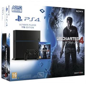 Consola Sony Consola PlayStation 4 Ultimate Player Edition 1TB + joc Uncharted 4