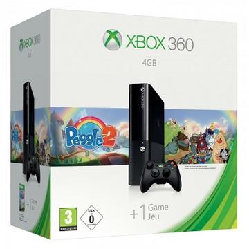 Consola Microsoft Consola Xbox 360 4GB + Joc Peggle 2