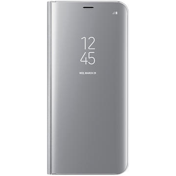 Clear View Standing Samsung EF-ZG955CSEGWW pentru Galaxy S8+ G955 Argintiu