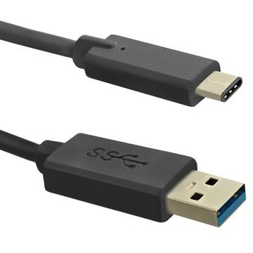 QOLTEC Cablu USB 3.1 type C, 1 m, black