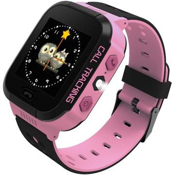 Smartwatch ART Watch Phone Go with locater GPS - Flashlight Pink