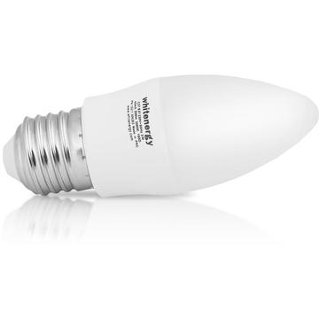 Whitenergy bec LED | 7xSMD2835| C37 | E27 | 3W | 230V |alb cald| laptos