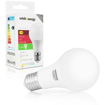 Whitenergy bec LED | E27 | 6 SMD2835 | 5.5W | 230V | alb cald | A60