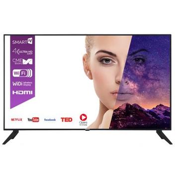 Televizor LED TV HORIZON 55HL9710U, 55 inci, , 4K Ultra HD, negru-argintiu