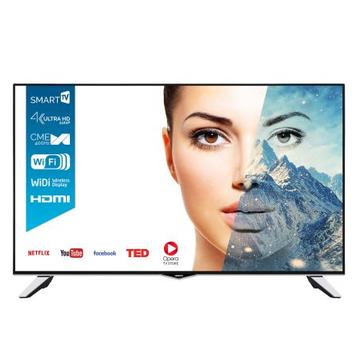 Televizor TV HORIZON 40HL8510U, 40 inci, 4K Ultra HD, negru argintiu