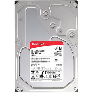 Hard disk Toshiba HDWN160UZSVA, N300 NAS, 6TB, SATA 128MB
