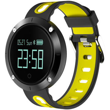 Smartwatch STAR Smartwatch Monitorizare Tensiune IP68 Galben Negru