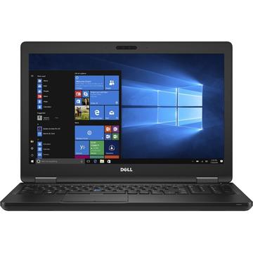 Notebook Dell 15.6'' Latitude 5580 (seria 5000), FHD, Procesor Intel® Core™ i7-7600U (4M Cache, up to 3.90 GHz), 8GB DDR4, 256GB SSD, GMA HD 620, FreeDos, 3Yr NBD