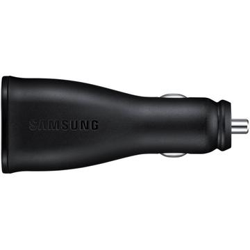 Samsung Incarcator Auto 2x USB 2.0, 2A, cablu USB-C, Black EP-LN920CBEGWW