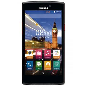 Smartphone Philips S337 Black Dual SIM, 5 inci, 8GB, negru