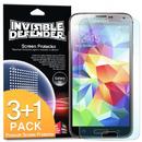 Folie protectie Samsung Galaxy S5  Ringke Invisible Screen Defender. Set 3 bucati, 2+1 GRATIS