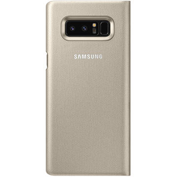 LED View Cover Samsung EF-NN950PFEGWW, pentru Galaxy Note 8, Auriu
