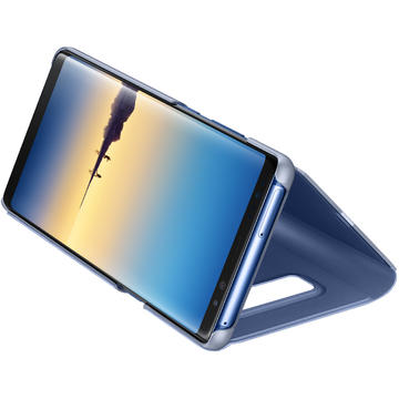 Clear View Standing Cover Samsung EF-ZN950CNEGWW, pentru Note 8, Albastru
