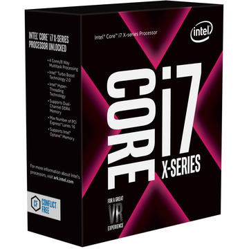 Procesor Intel Core i7-7800X, Hexa Core, 3.50GHz, 8.25MB, LGA2066, 14nm, BOX