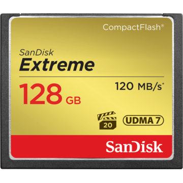 Card memorie SanDisk SDCFXSB-128G-G46, Compact Flash Extreme 128GB UDMA7