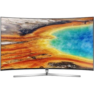 Televizor Samsung UE49MU9002T, Smart, Curbat, 123cm, 4K, UHD, HDR, Argintiu-Negru
