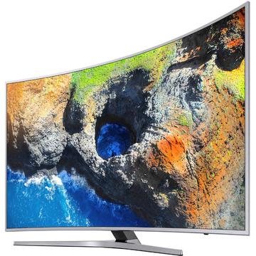 Televizor Samsung Smart TV Curbat UE55MU6502 Seria MU6502 138cm argintiu 4K UHD HDR