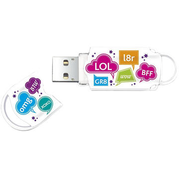 Memorie USB Integral Stick USB 8GB 8GB Xpression Text Mix