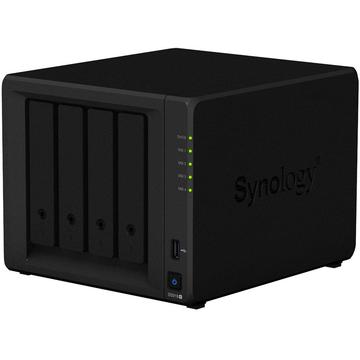NAS Synology DS918+, 4-Bay SATA, Intel 4C 1,5 GHz, 4GB, 2xGbE LAN, 2xUSB 3.0