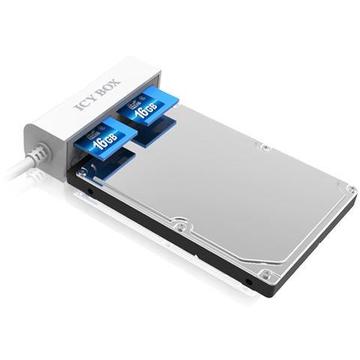 HDD Rack RaidSonic IcyBox USB 3.0 adapter cable for 2.5'' SSD/HDD SATA, 2xUSB 3.0, SD card reader