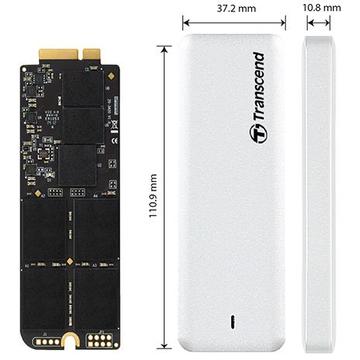 SSD Transcend JetDrive 725 SSD for Apple 480GB SATA 6Gb/s, + Enclosure Case USB 3.0