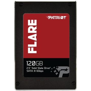 SSD Patriot  Flare 120GB 2,5' 555/475 MB/s SATA III