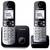 Telefon Telefon DECT Panasonic KX-TG6812FXB, twin, negru