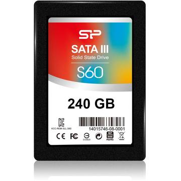 SSD Silicon Power SSD Slim S60 240GB 2.5'' MLC, SATA III 6GB/s, 550/500 MB/s, 7mm